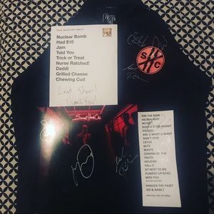 Foster the people pink signed sacred hearts club